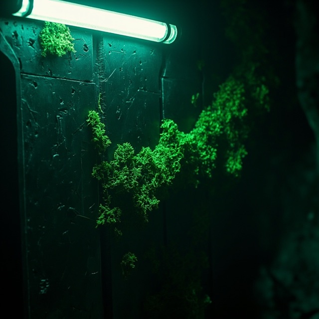 Containment-cell surveillance portrait of The Whisper-Moss Colony.